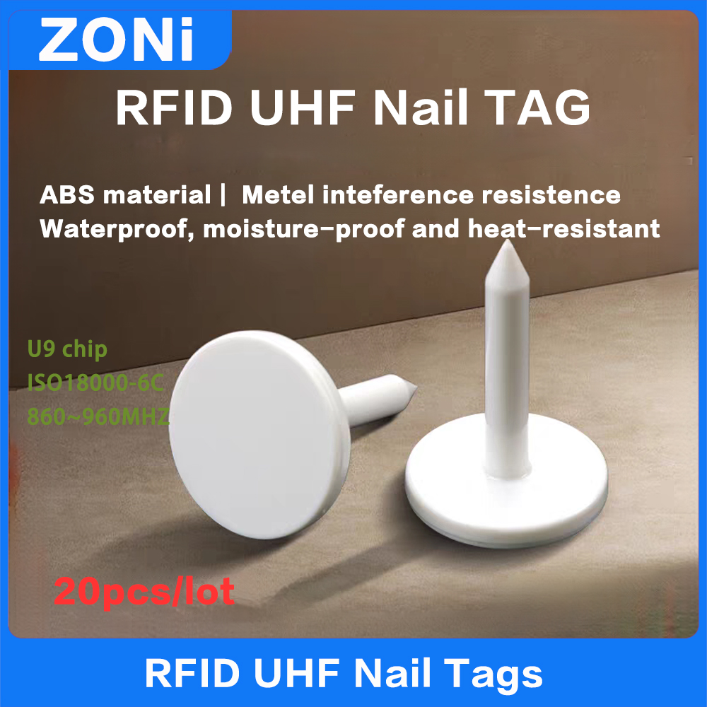 Garden Label Marker - 20 Buah Tag Aail Anti-logam RFID