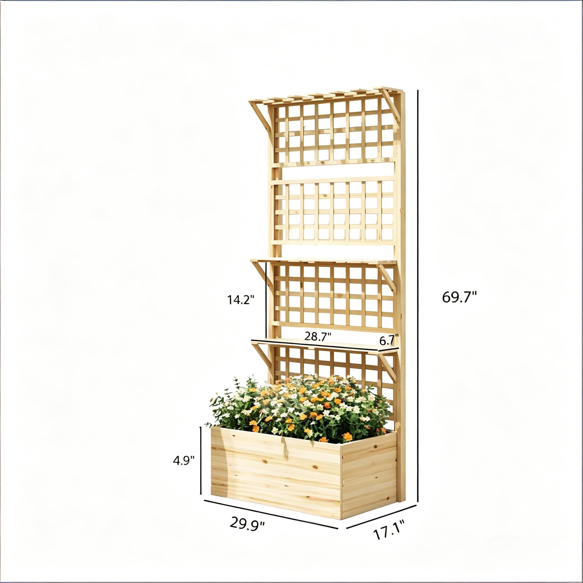 Raised Bed Planter Box - Kotak Tanam Terangkat untuk Taman, Tempat