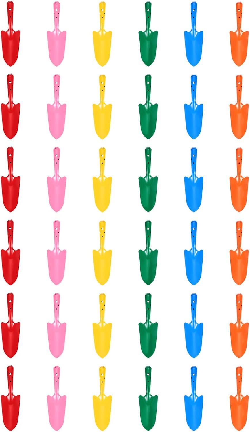 Garden Hand Trowel - 36pcs Sekop Tangan Mini Berwarna-warni dari