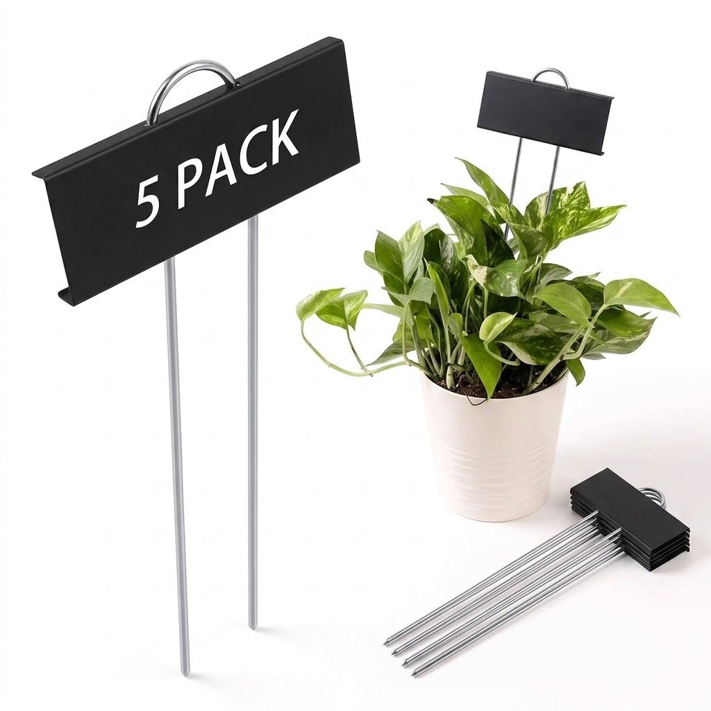 Garden Label Marker - 5 Buah Penanda Tanaman Logam Tipe