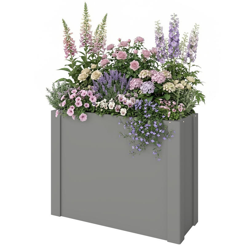 Raised Bed Planter Box - Kotak Tanam Galvanis Outsunny Raised Garden