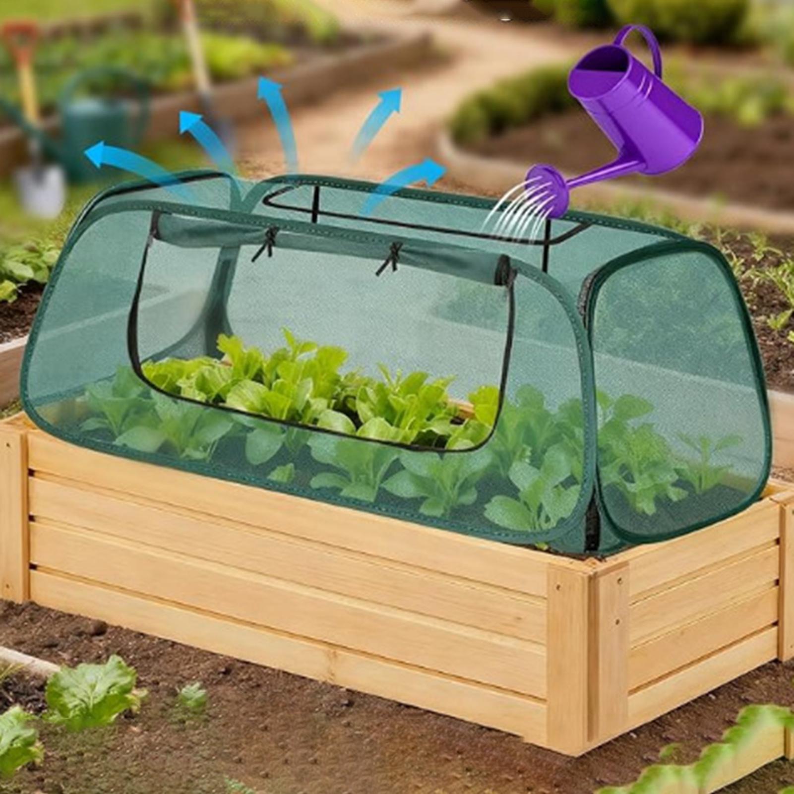 Grow Bags - Penutup Tanaman Jaring Taman Portabel, Tenda
