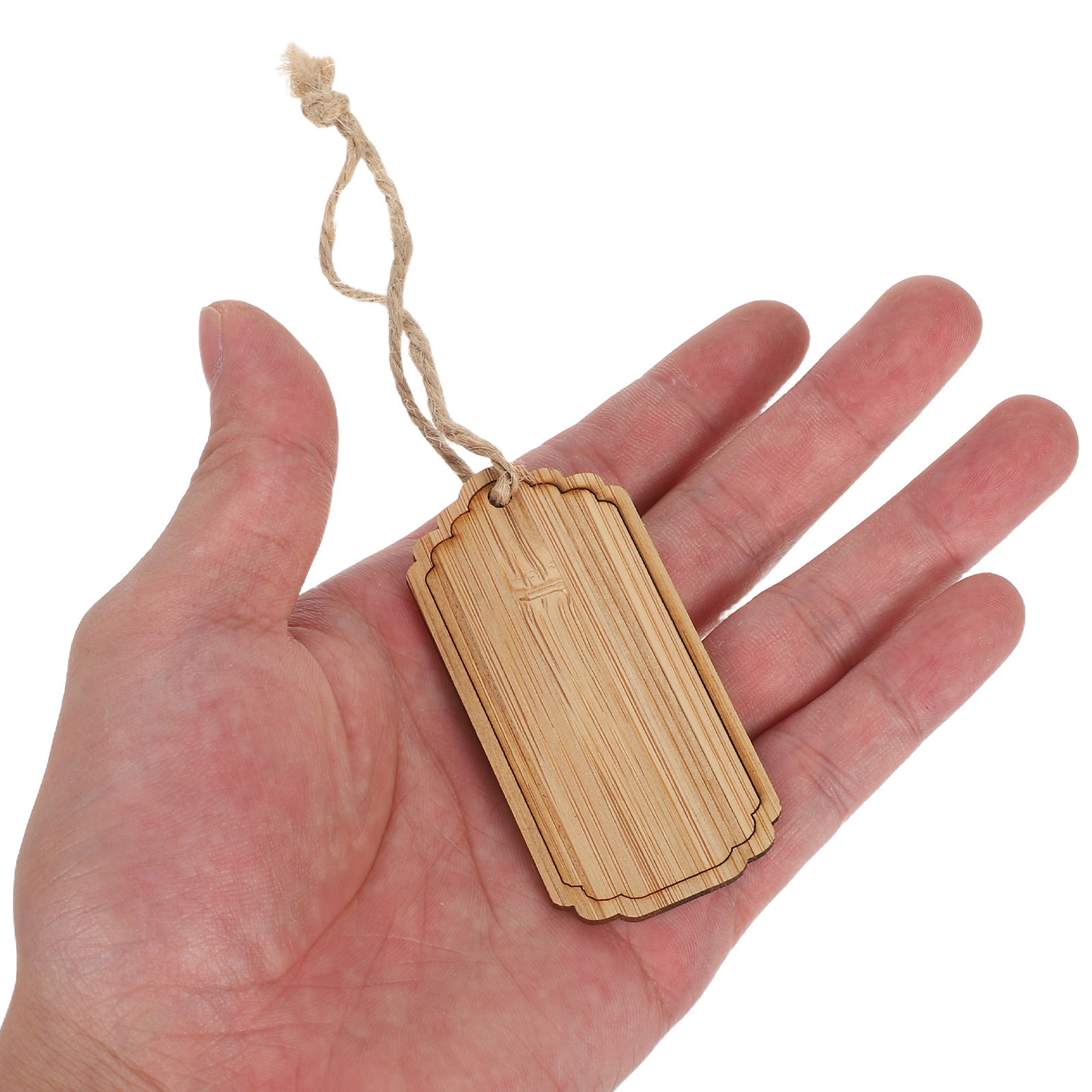 Garden Label Marker - 20Pcs Penanda Tanaman Bambu, Label Gantung