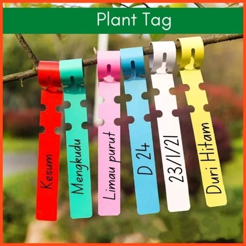 Plant Label Tags - Tag Tanaman / Penanda Pokok /