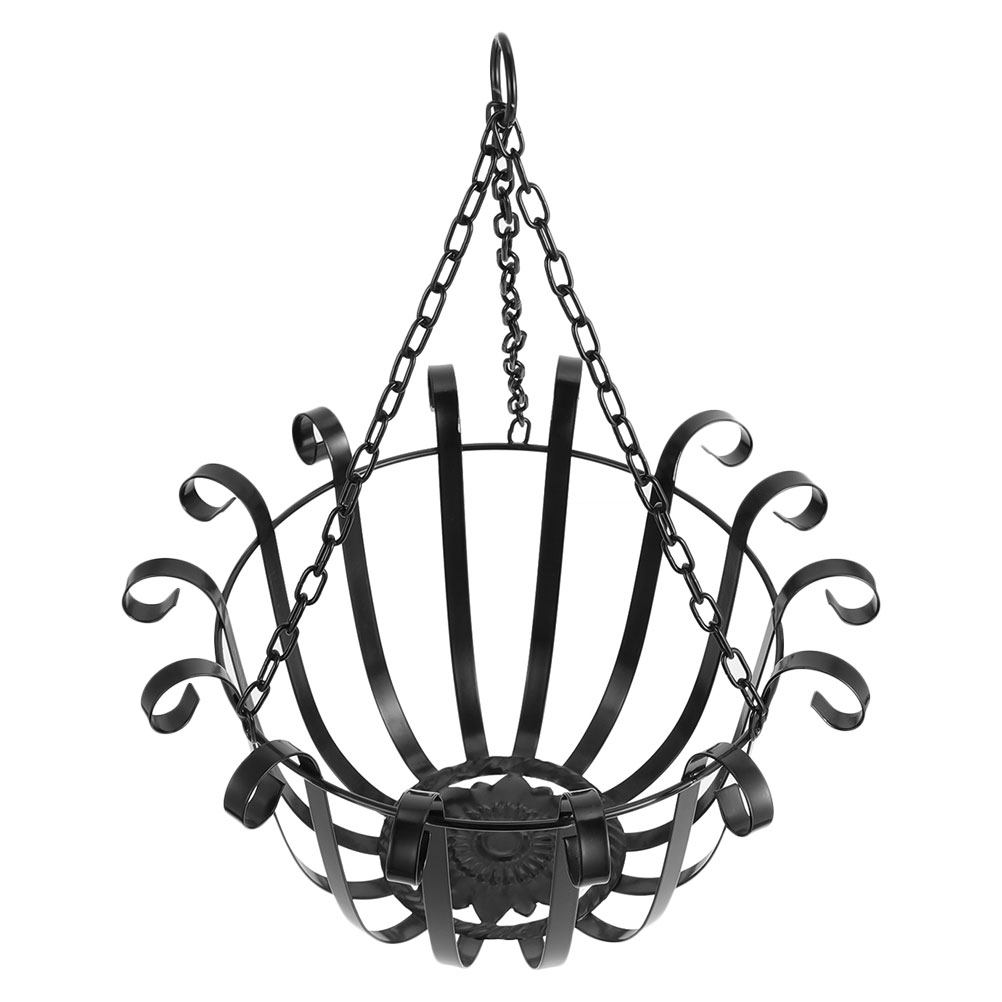 Hanging Planter Basket - Keranjang Pot Bunga Gantung Besi, Warna