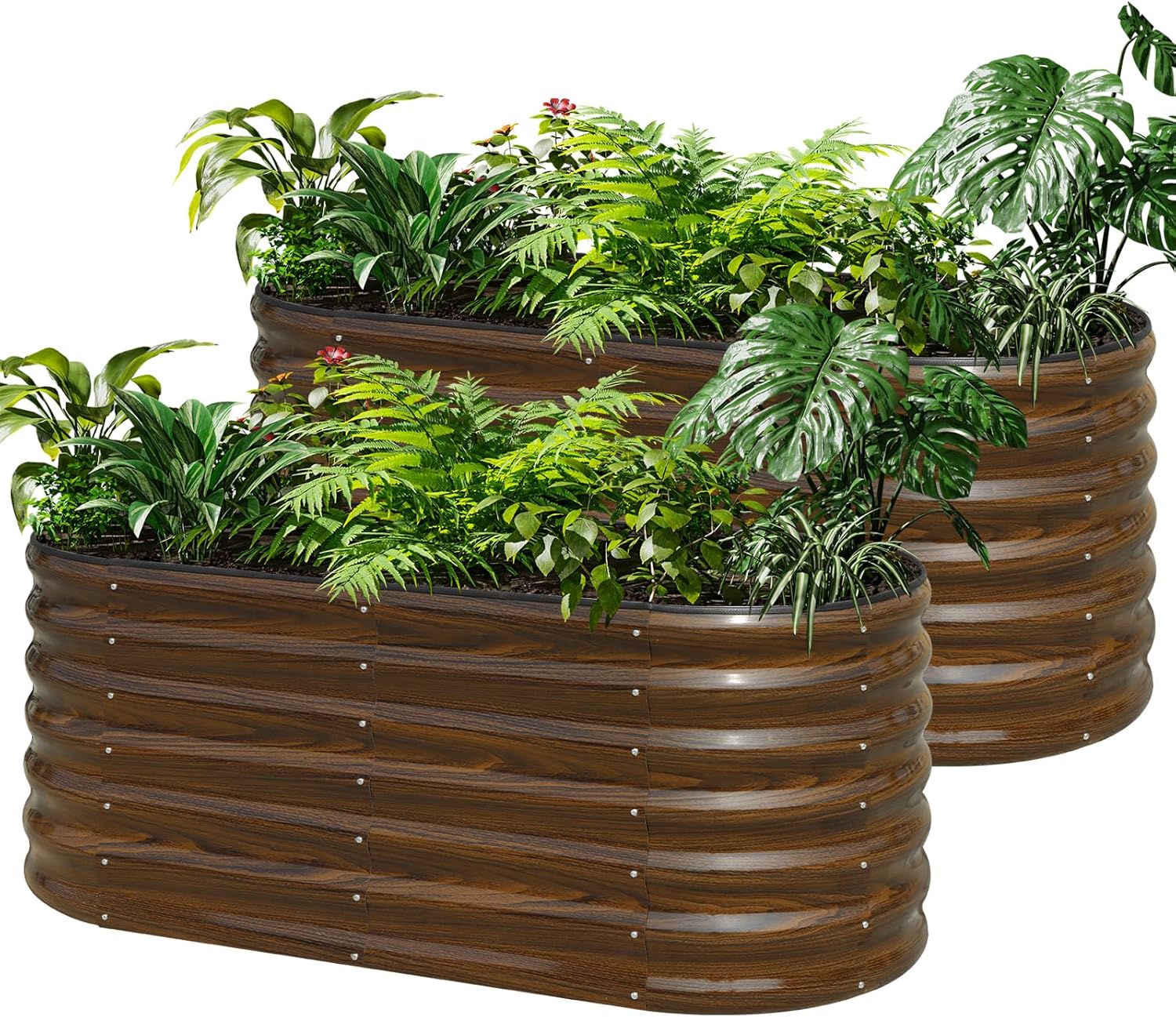 Raised Bed Planter Box - Kit Tempat Tanam Terangkat dari Baja