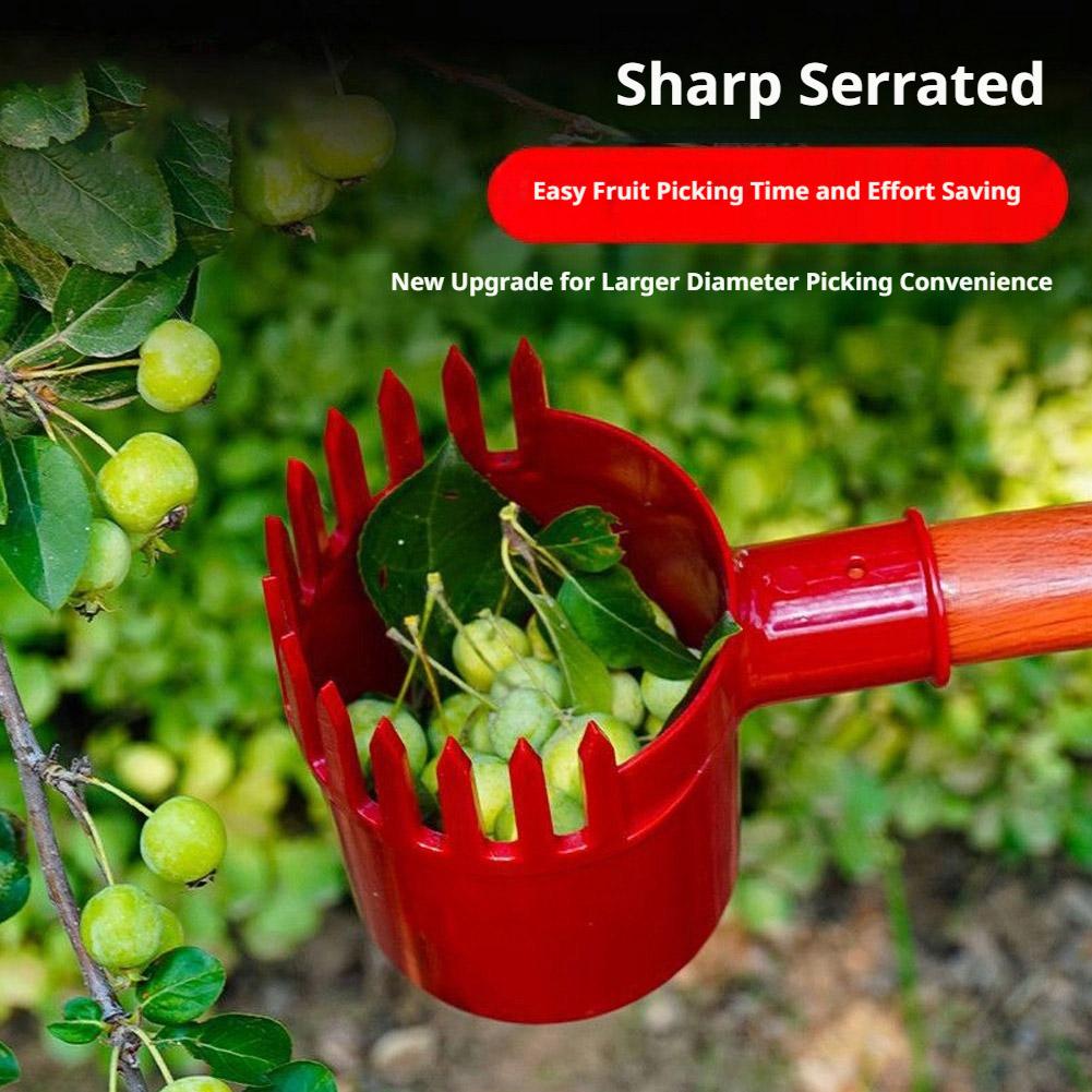 Gardening Yard Tools - Alat Pemetik Buah Portabel dengan Keranjang,