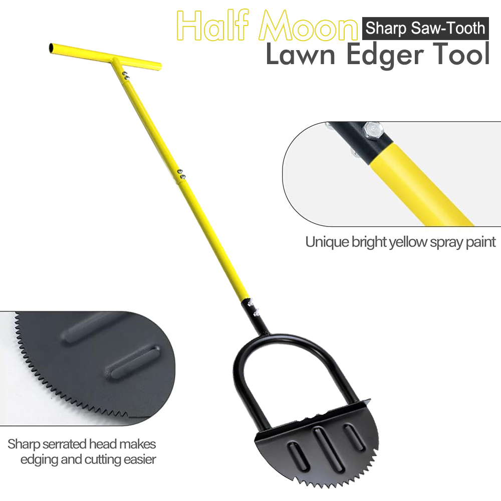 Gardening Tools Edger - Alat Pemangkas Rumput Setengah Bulan dengan