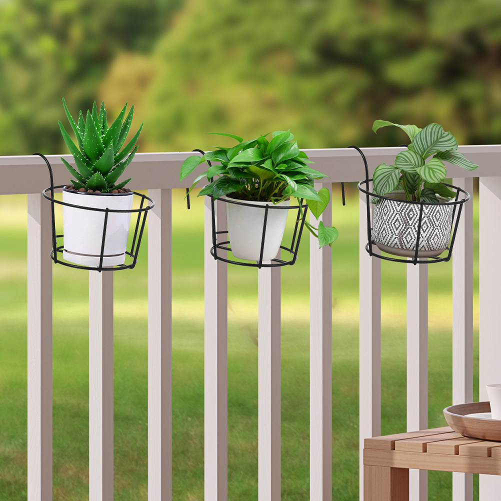 4 Buah Rak Pot Bunga Gantung B - Hanging Planter Basket ulasan dan harga