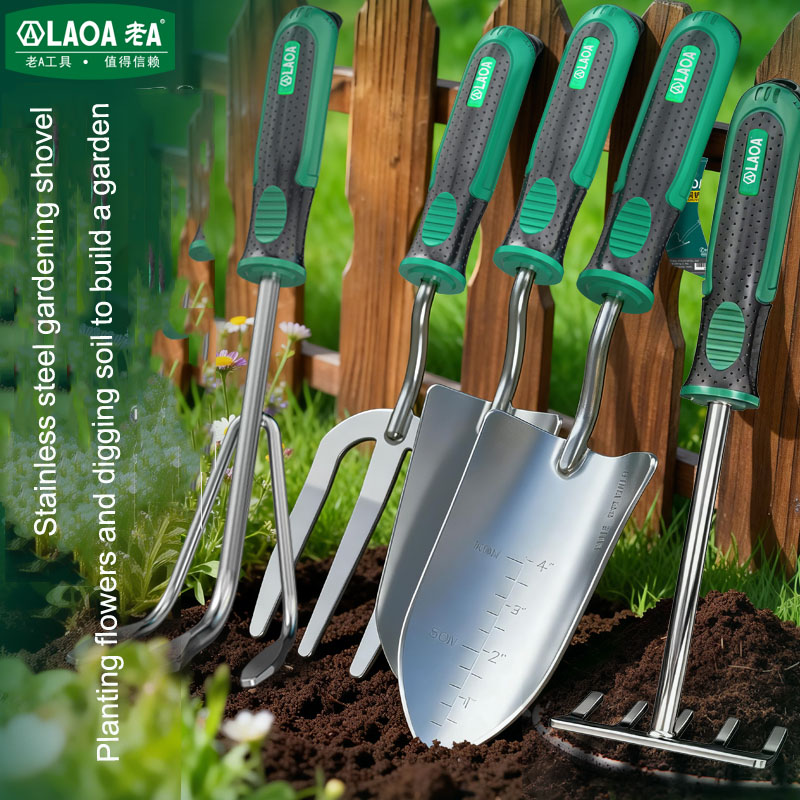 LAOA Sekop Berkebun Baja Tahan - Gardening Tools On Sale ulasan dan harga