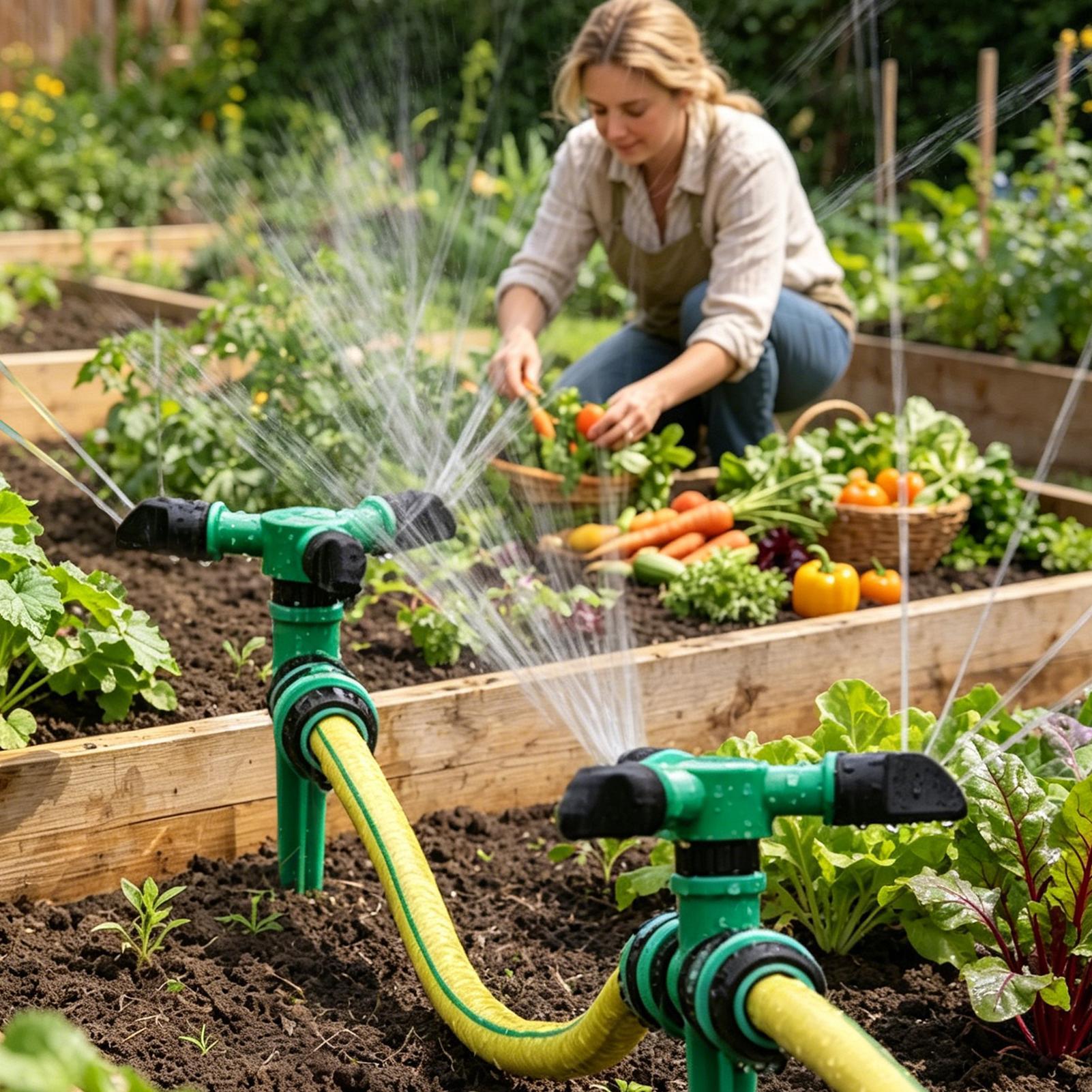 Penyiram Air Otomatis Berputar - Gardening Yard Tools ulasan dan harga