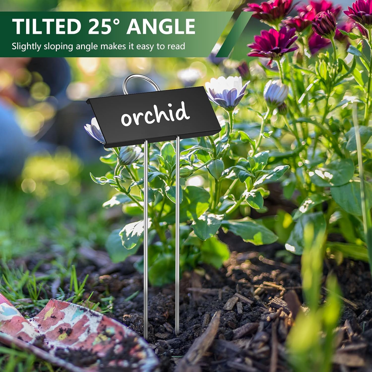 5 Buah Penanda Tanaman Logam T - Garden Label Marker ulasan dan harga