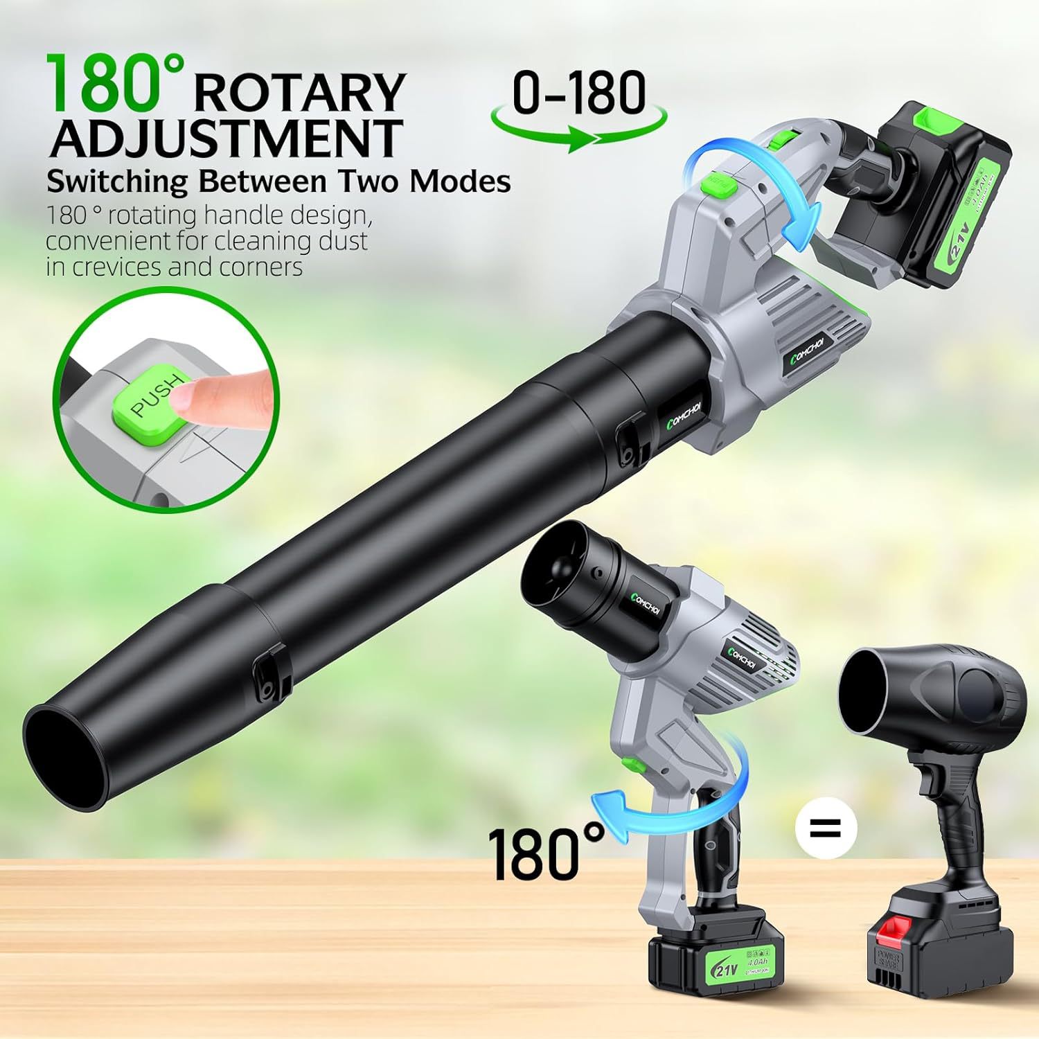 Peniup Daun Listrik Tanpa Kabe - Gardening Yard Tools ulasan dan harga