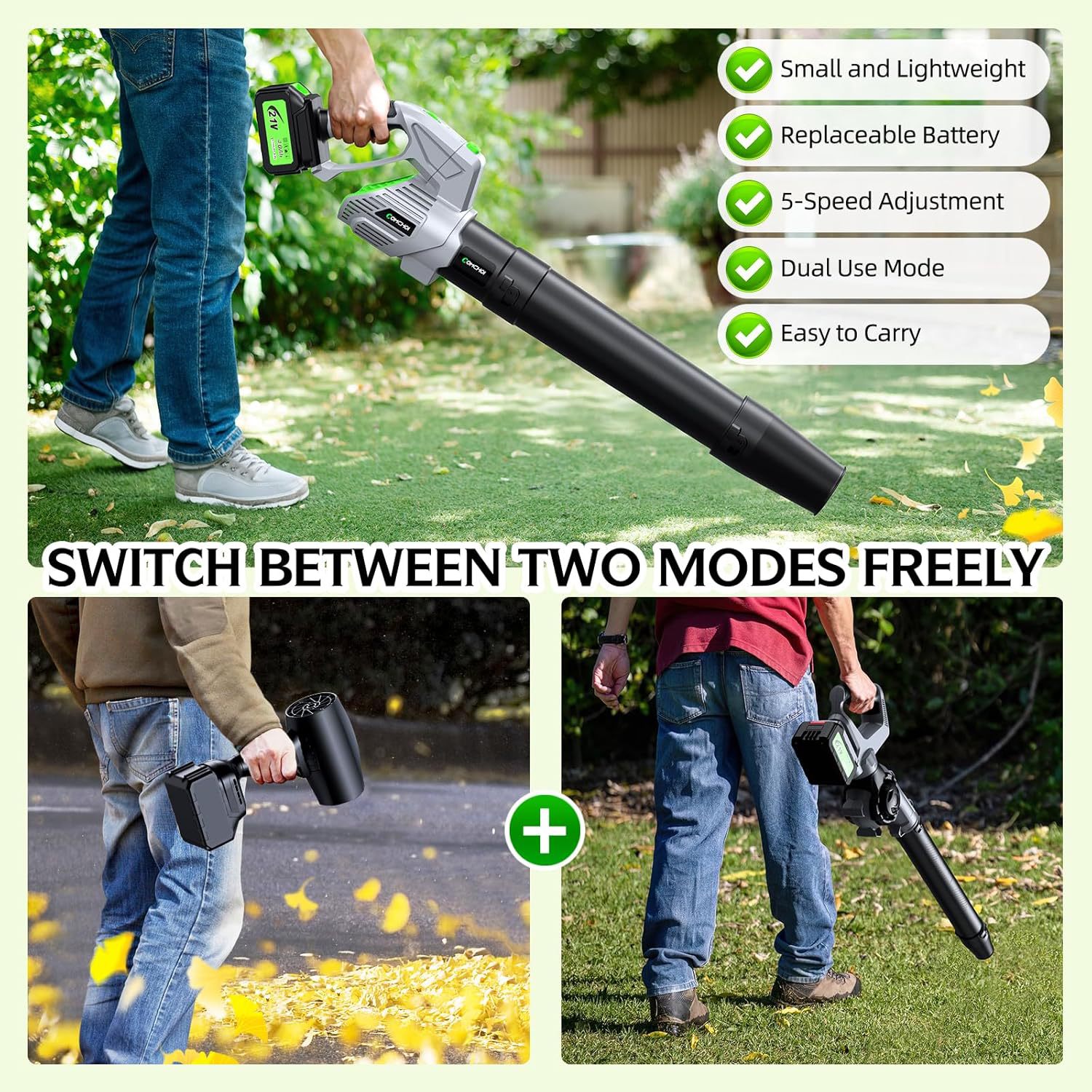 Peniup Daun Listrik Tanpa Kabe - Gardening Yard Tools ulasan dan harga