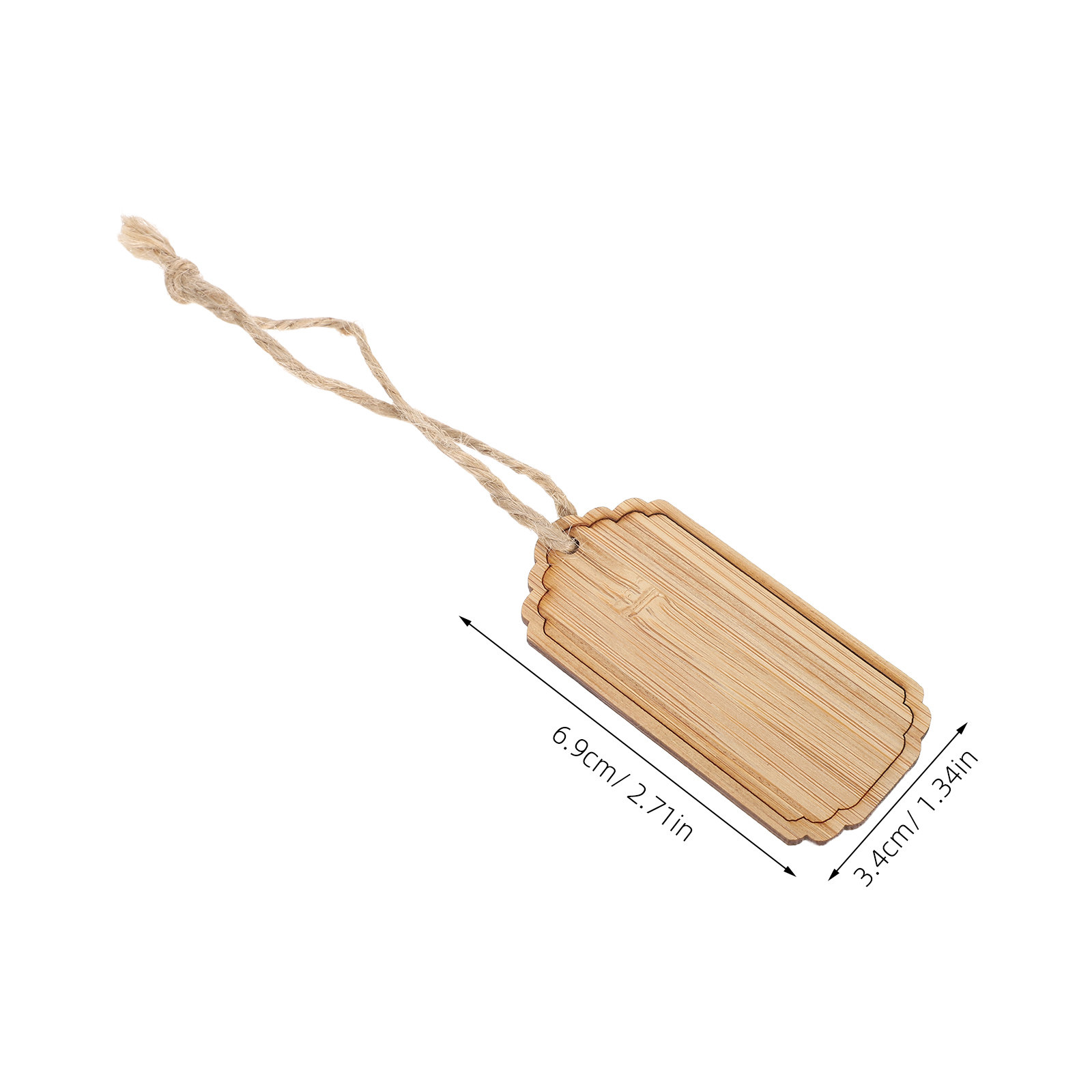 20Pcs Penanda Tanaman Bambu, L - Garden Label Marker ulasan dan harga