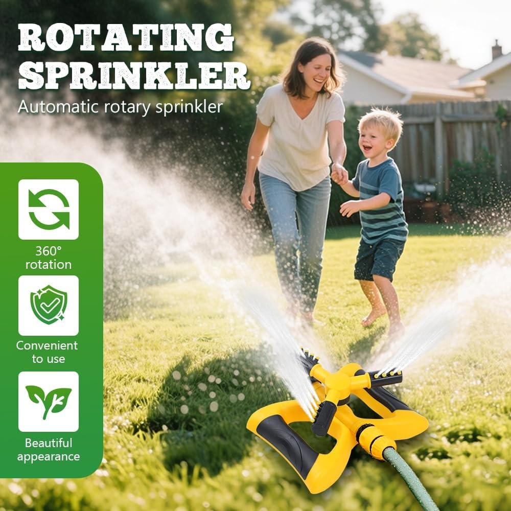 Penyiram Otomatis Berputar 360 - Gardening Yard Tools ulasan dan harga