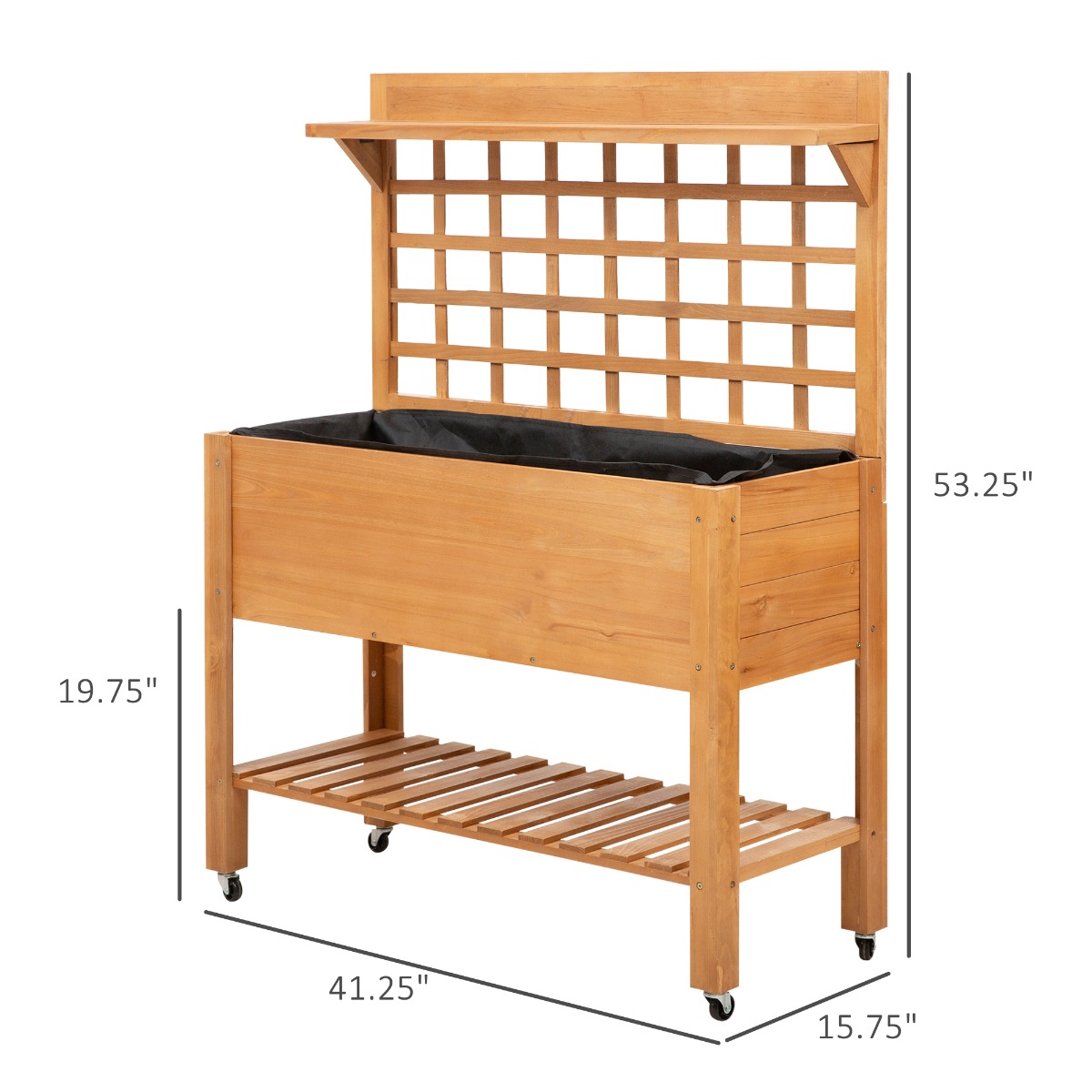 Kotak Tanam Kayu Solid untuk K - Raised Bed Planter Box ulasan dan harga