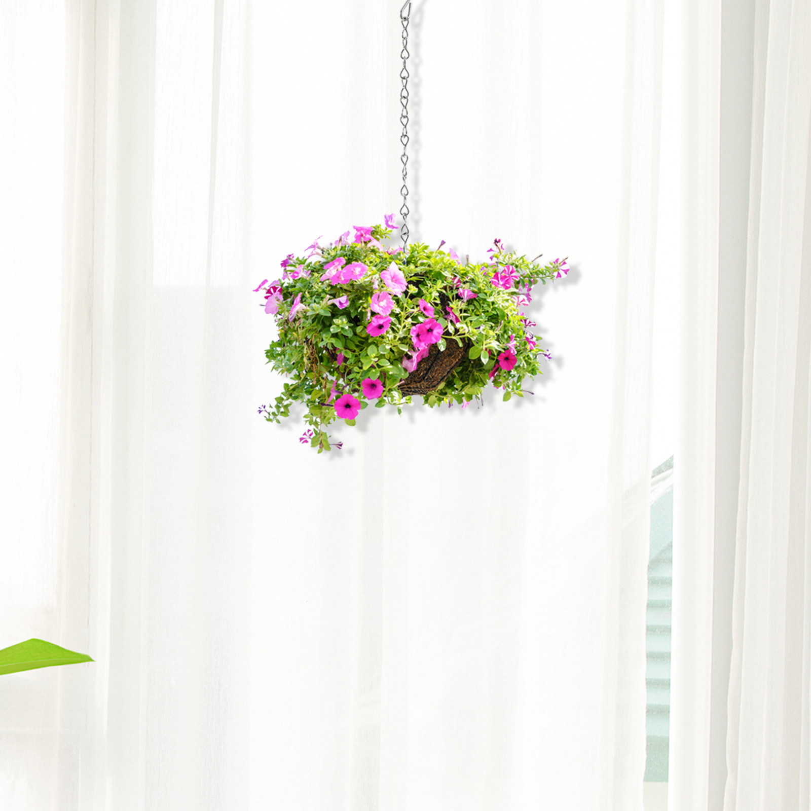 4Pcs Rantai Gantung Stainless  - Hanging Planter Basket ulasan dan harga