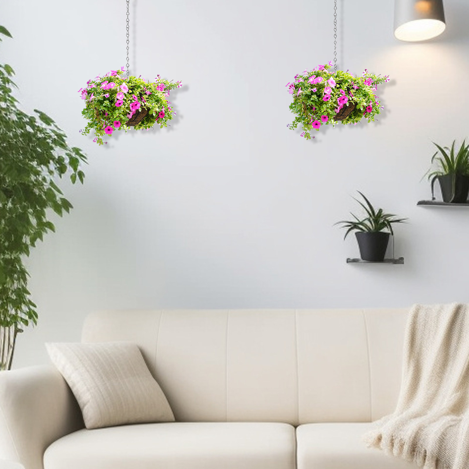 4Pcs Rantai Gantung Stainless  - Hanging Planter Basket ulasan dan harga