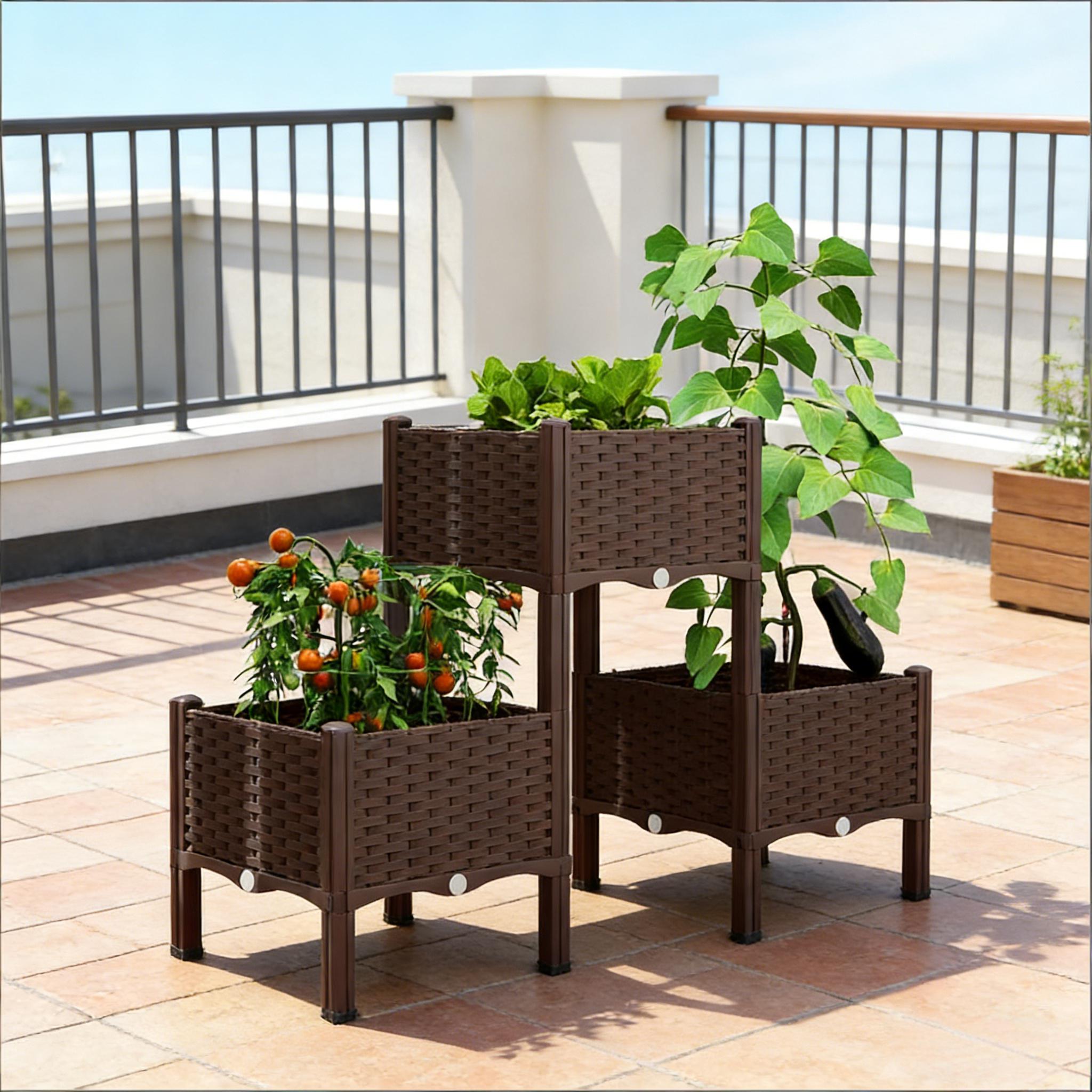 Kotak Tanam Terangkat, Tempat  - Raised Bed Planter Box ulasan dan harga