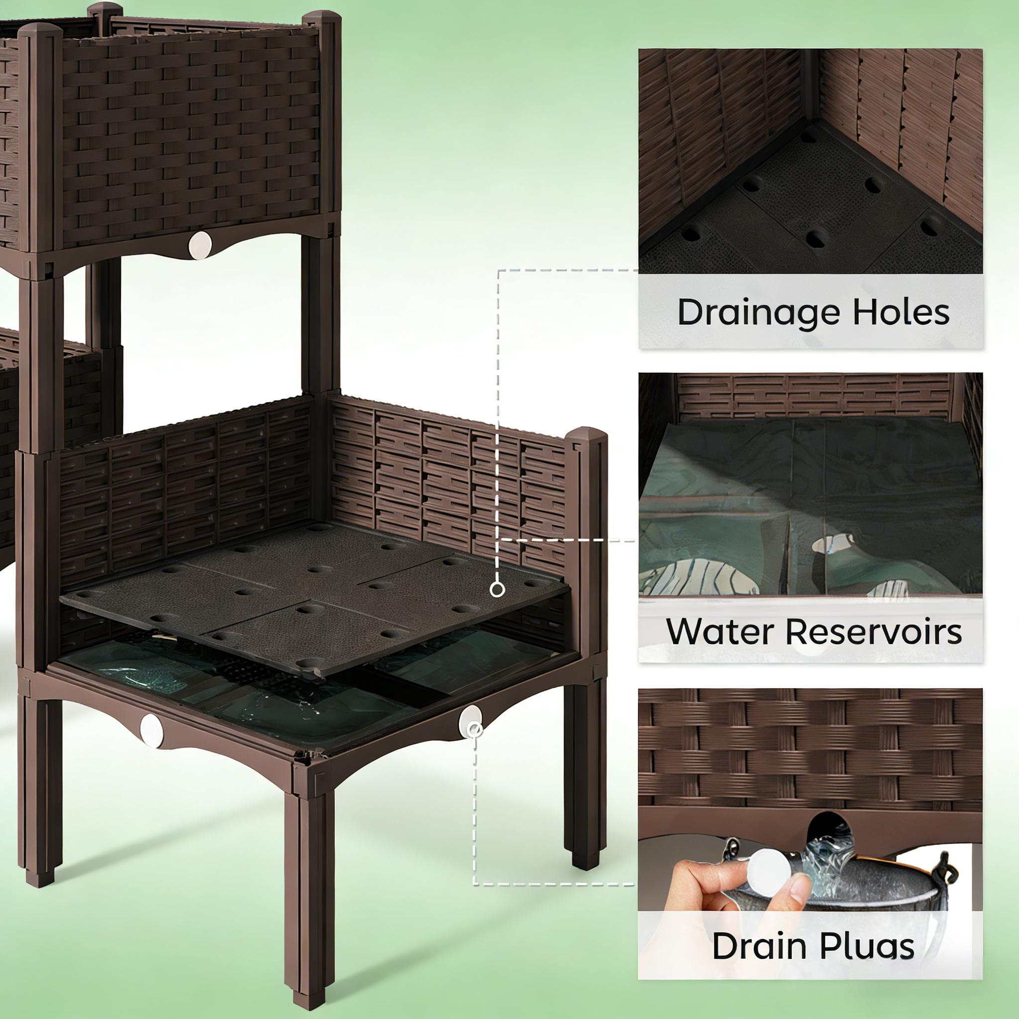 Kotak Tanam Terangkat, Tempat  - Raised Bed Planter Box ulasan dan harga