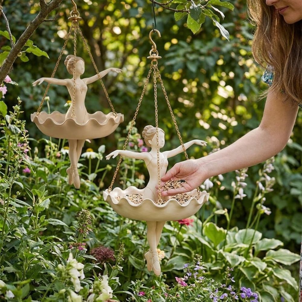 Pot Gantung Penari Balet Resin - Hanging Planter Basket ulasan dan harga