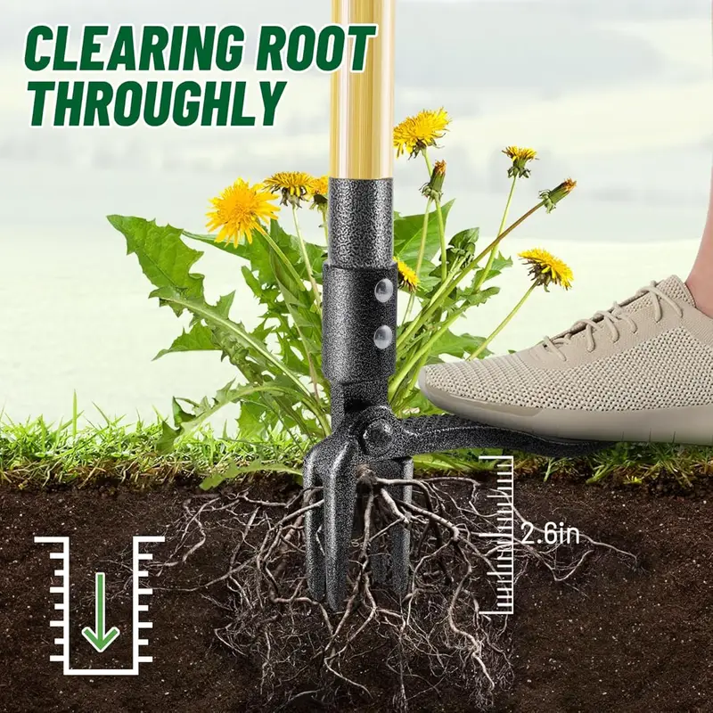 Penarik Gulma 4 Cabang Baja Ta - Gardening Tools On Sale ulasan dan harga